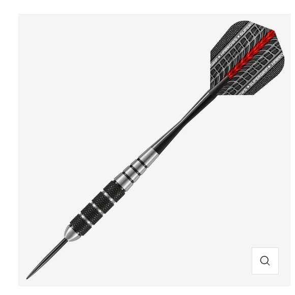 NWT Harrows Black Jack Steel Tip Darts Stainless Steel - Picture 2 of 3